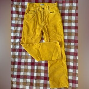 HEY GANG Yellow Corduroy Pants